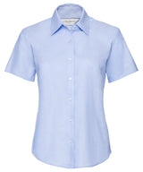 Women's short sleeve Oxford shirt — Oxford Blue