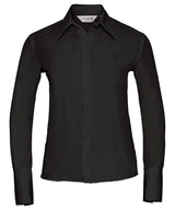 Women's long sleeve ultimate non-iron shirt — Black