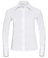 Women's long sleeve ultimate non-iron shirt — White