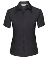 Women's short sleeve ultimate non-iron shirt — Black