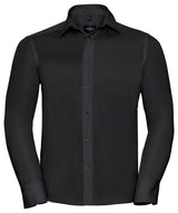 Long sleeve tailored ultimate non-iron shirt — Black