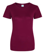Women's cool T — Burgundy