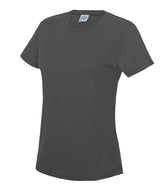 Women's cool T — Charcoal
