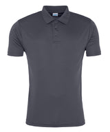 Cool smooth polo — Charcoal