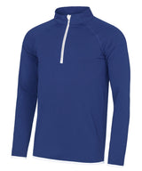Cool ½ zip sweatshirt — Royal Blue/Arctic White