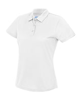 Women's cool polo — Arctic White*