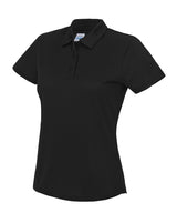 Women's cool polo — Jet Black*