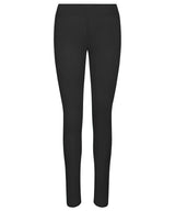 Women's cool workout leggings — Jet Black