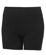 Women's cool training shorts — Jet Black