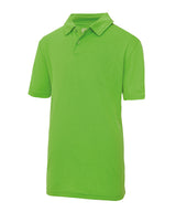 Kids cool polo — Lime Green