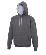 Varsity hoodie — Charcoal/Heather Grey