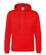 Sports polyester hoodie — Fire Red