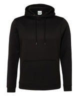 Sports polyester hoodie — Jet Black
