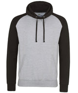 Baseball hoodie — Heather Grey/Jet Black