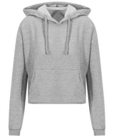 Women's cropped hoodie — Heather Grey