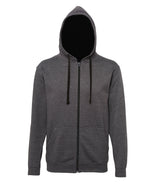 Varsity zoodie — Charcoal/Jet Black