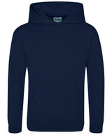 Kids sports polyester hoodie — Oxford Navy