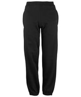 Kids cuffed sweatpants — Jet Black