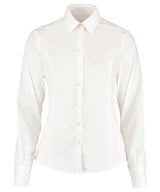 Business blouse long-sleeved (tailored fit) — White*