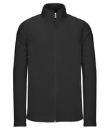 Full-zip microfleece jacket — Black