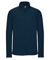 Full-zip microfleece jacket — Navy