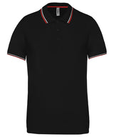 Short sleeve polo shirt — Black
