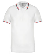 Short sleeve polo shirt — White