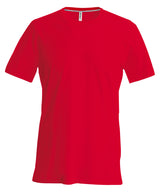 Short-sleeved crew neck T-shirt — Red