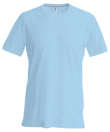 Short-sleeved crew neck T-shirt — Sky Blue