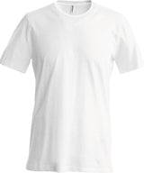 Short-sleeved crew neck T-shirt — White