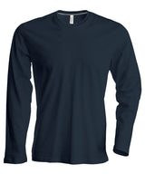 Men's long-sleeved crew neck T-shirt — Dark Grey