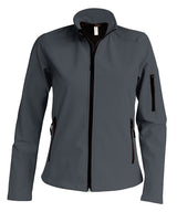 Ladies' softshell jacket — Titanium
