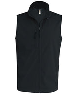 Men's softshell bodywarmer — Black