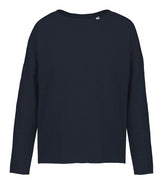 Ladies' oversized sweatshirt — Navy