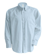 Men's long-sleeved Oxford shirt — Oxford Blue