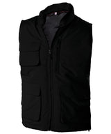 Quilted bodywarmer — Black