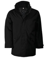 Quilted parka — Black/Black*†