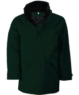 Quilted parka — Forest/Black