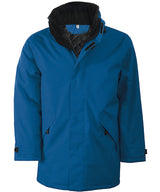 Quilted parka — Light Royal/Black*
