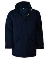 Quilted parka — Navy/Navy*†