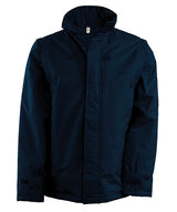 Detachable-sleeved blouson jacket — Navy/Navy