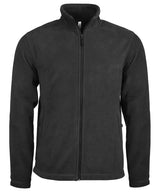 Zip-through microfleece jacket — Black