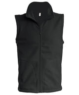 Luca men's microfleece gilet — Dark Grey