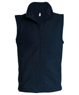 Luca men's microfleece gilet — Navy*