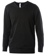 Men's V-neck jumper — Black