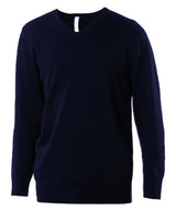 Men's V-neck jumper — Navy