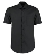 Business shirt short-sleeved (classic fit) — Black