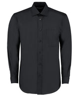 Business shirt long-sleeved (classic fit) — Black