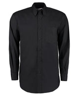 Corporate Oxford shirt long-sleeved (classic fit) — Black