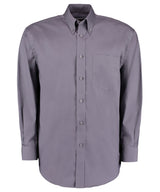 Corporate Oxford shirt long-sleeved (classic fit) — Charcoal